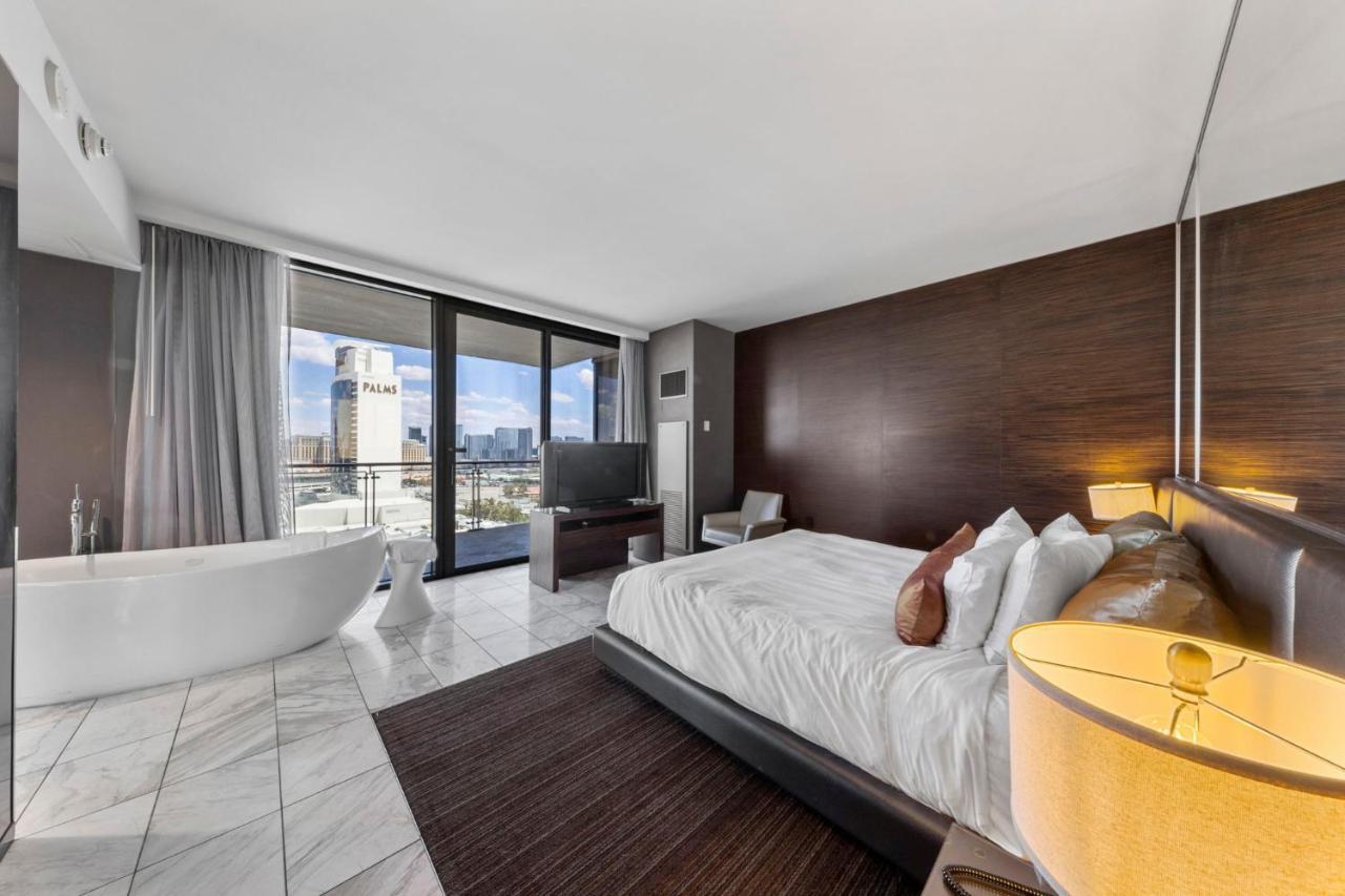 Huge Modern Luxury 17 Floor Panoramic Corner Suite With Open Balcony Лас-Вегас Экстерьер фото